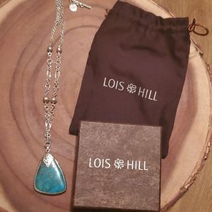 **SALE**Lois Hill Organic Shape Turquoise Necklace